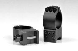 [615M] Warne 30mm Tactical High Matte Rings - Black