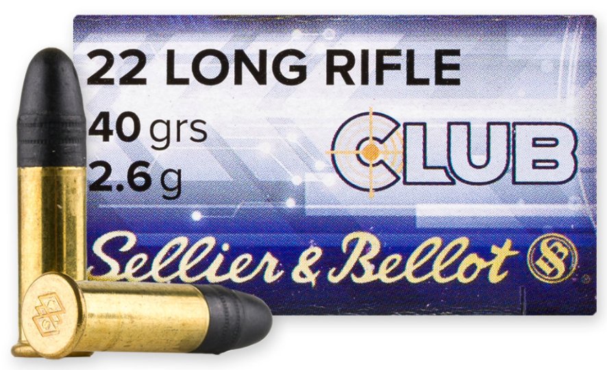 S&B SV Round Nose CBC Cartridge - .22LR - 50rd