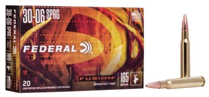 Federal Fusion, .30-06, 165gr, SP, 20rd