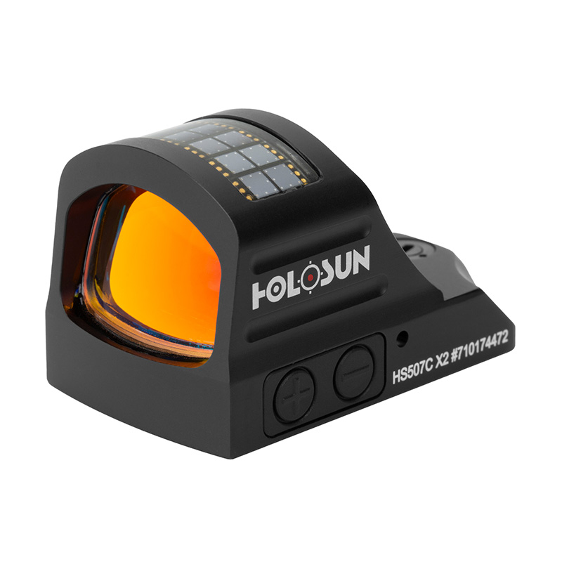 Holosun HS507C X2 Red Multi-Reticle Solar Pistol Sight
