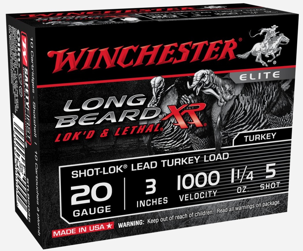Winchester Long Beard XR  20ga -  3" 1 1/4oz - #5 shot - 10rd