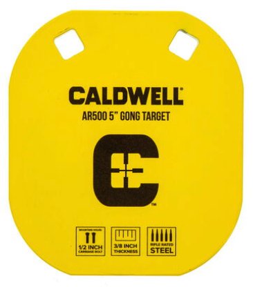 Caldwell AR500 5" Caldwell C Steel Gong Target, 3/8" — 1116700