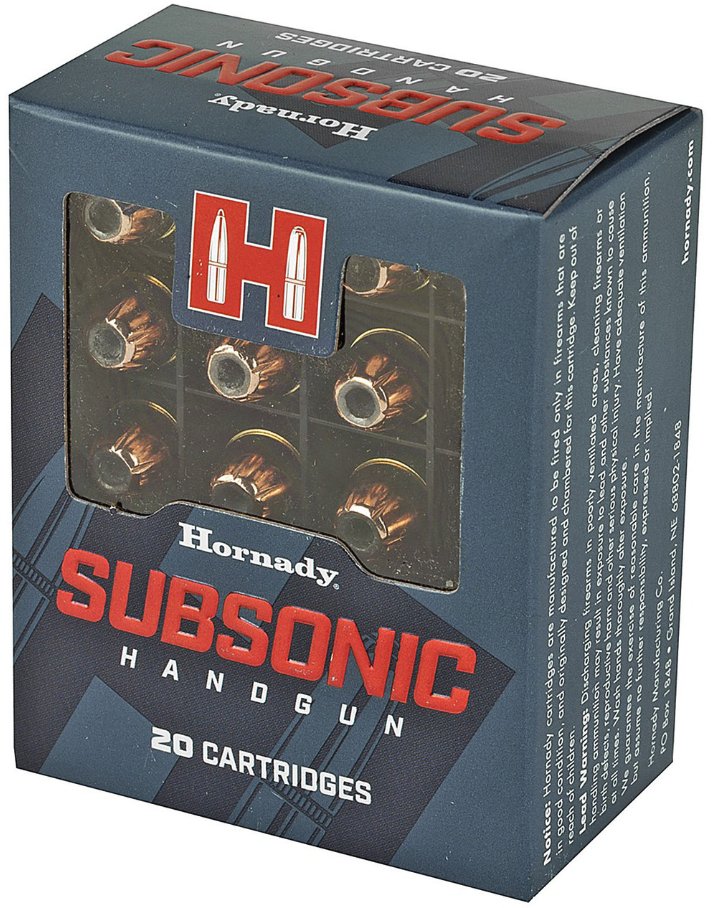 Hornady Subsonic XTP - 230gr - .45 ACP - 20rd