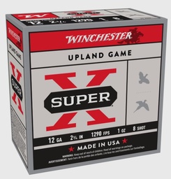 [XU128] Winchester Super-X Upland Game, 12 Ga, 2-3/4", #8,1oz, 25 Rds