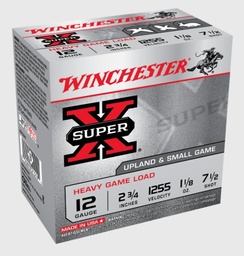 [XU12H7] Winchester Super X Heavy Game Load, 12 Ga, 2-3/4", #7-1/2 ,1-1/8 oz, 25 Rd