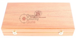 [P844303-BOX] S&W - Wood and felt revolver box