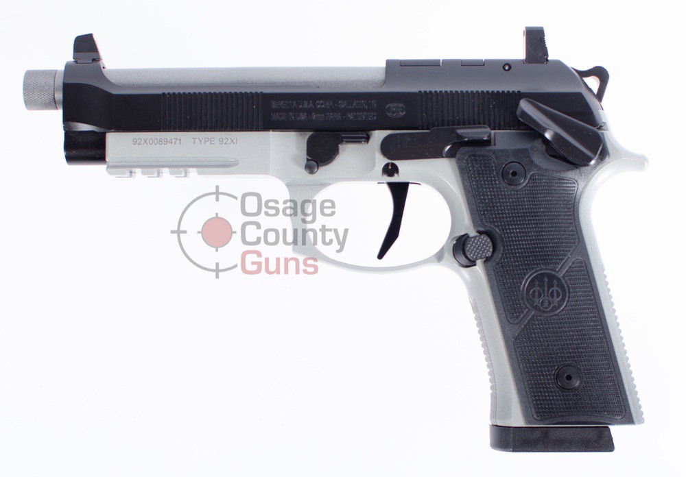 Beretta 92XI SAO Tactical Two Tone, 9mm, 5" Threaded BBL, 2x18 Rds