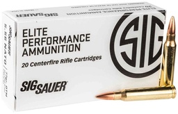 [E556M4-20] Sig Sauer Elite Match Grade OTM - 77gr - 5.56 NATO - 20rd