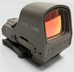[HS510C-FDE-R] Holosun HS510C FDE Circle-Dot Reflex Sight - 2MOA - 65MOA Circle