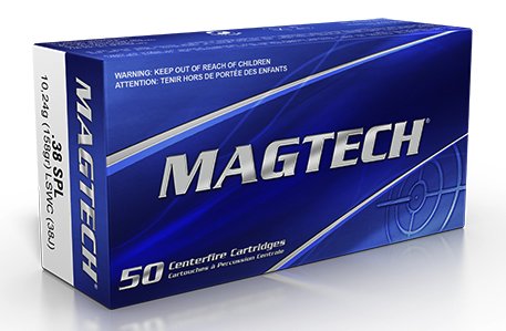 Magtech LSWC, 38 Special, 158 Gr, 50 Rds