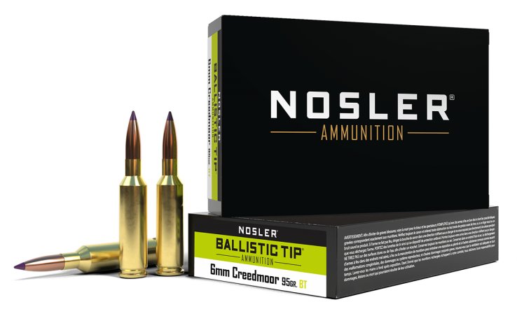 Nosler BTA, 6mm Creedmoor, 95 Gr, 20 Rds