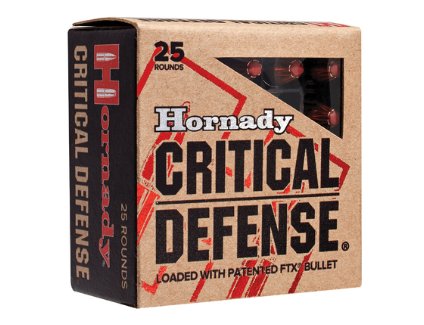 Hornady Critical Defense, 30 Carbine, 110 Gr, FTX, 25 Rds