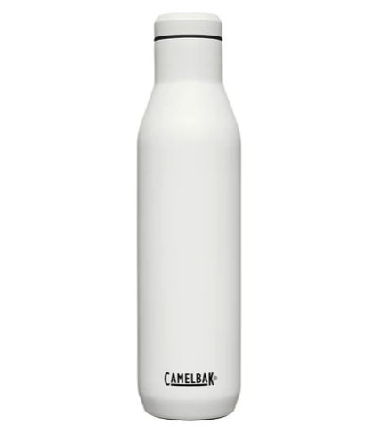 Camelback Wine Bottle, SST Vacuum Insulated, 25oz, White