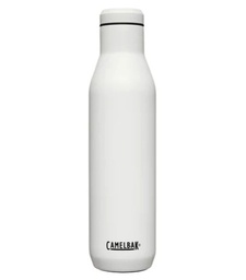 [2398101075] Camelback Wine Bottle, SST Vacuum Insulated, 25oz, White