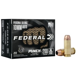 [PD10P1] Federal Personal Defense Punch - 200gr - 10mm - 20rds
