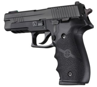 Hogue Grips, Sig P226 Rub w/FG Blk
