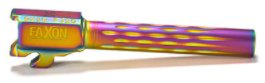 Faxon Sig P320 Fullsize Flame Fluted Barrel, Non-Threaded, Chameleon PVD