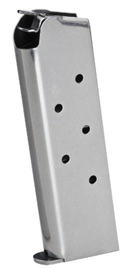 Springfield Armory 1911 Magazine, CMPT, Stainless, .45 ACP, 6rd