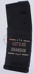 [MAG571-BLK-LGB] Magpul Gen 2 MOE PMAG, 5.56 NATO, 30rd, Let's Go Brandon Engraved