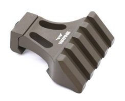 [A645DE] Warne Picatinny Side Mount Adapter, 45 degree, Dark Earth