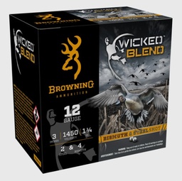 [B193431232] Browning Wicked Blend, 12 Ga, 3", 2+4 Wicked Blend, 1-1/4 oz, 25rd