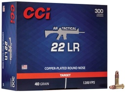 [956] CCI AR Tactical Copper Round Nose - 40gr - .22 LR - 300rd