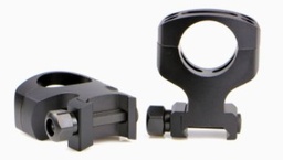[A430M] Warne 1 inch MSR Tactical Nut, 2 piece Matte Rings