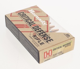 [80920] Hornady Critical Defense .308 Win - FTX - 155 gr - 20rd