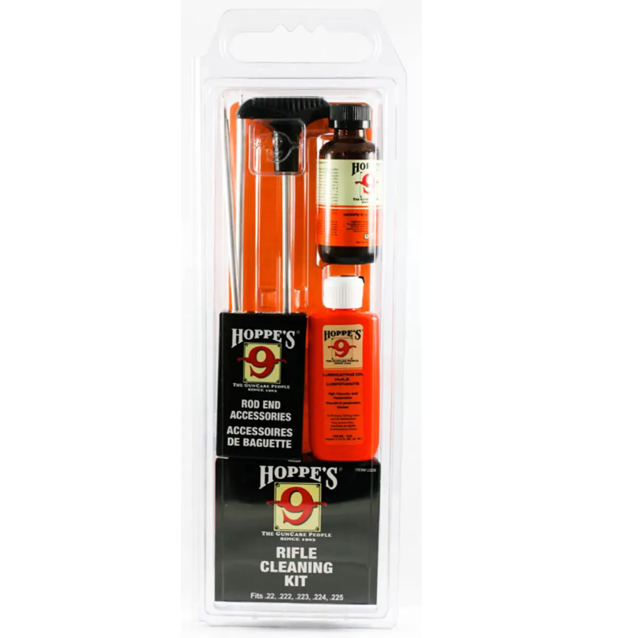 Hoppe's .22-.225 cal Cleaning Kit With Aluminum Rod