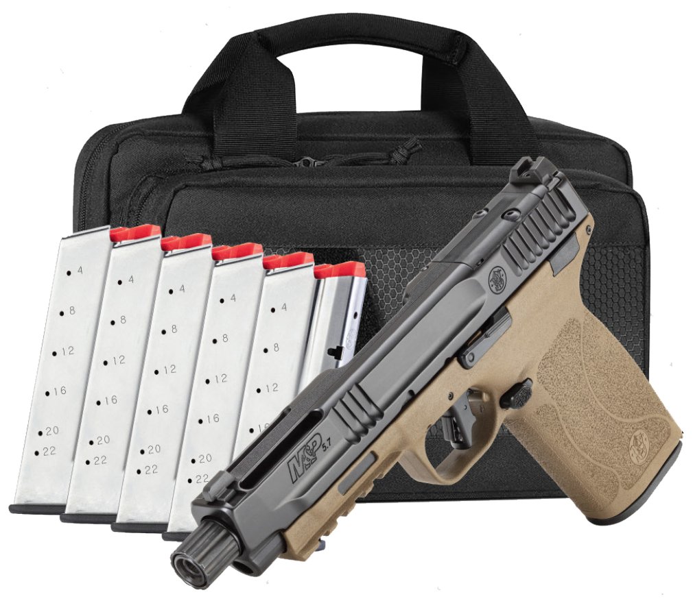S&W M&P5.7, 5.7x28mm, 5",  6x 22rd mags