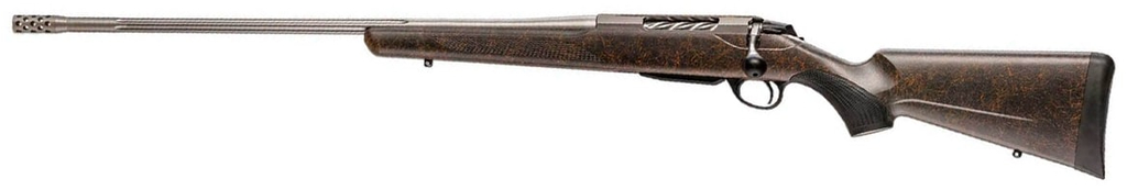 Tikka T3x Roughtech, SS, Fluted Threaded BBL, Left Handed, 7MM PRC, 24in, 1:8 twist, 5/8x24", Roughtech Ember