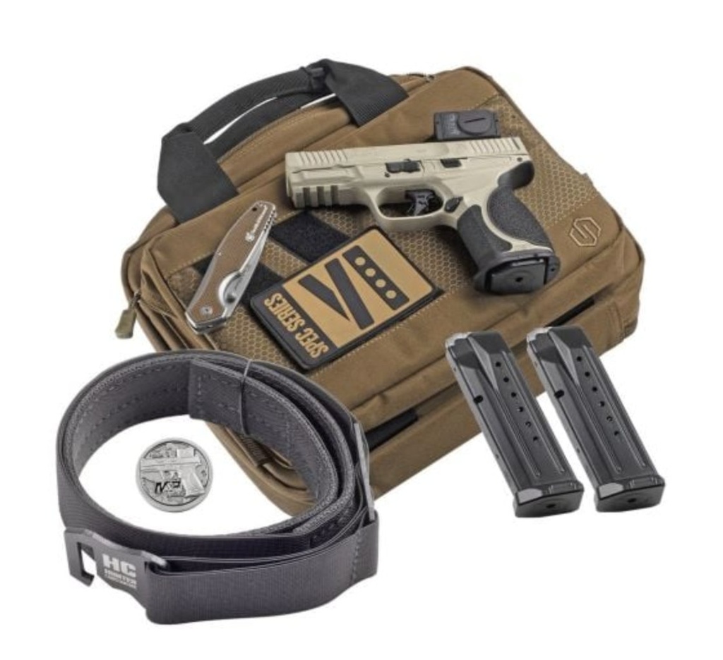 S&W M&P9 METAL M2.0 4IN NTS SPEC SERIES VI, 9mm Luger, 4" bbl, 15 rd, Champagne