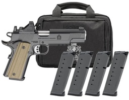 [PO9230AOS-PAC] Springfield 1911 Operator AOS Gear Pac, .45 ACP, 5", 4x 8rd, Viridian RFX11 Green Dot