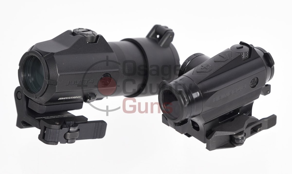 Sig Sauer Juliet4 4x Magnifier & Romeo4H Red Dot Sight - USED