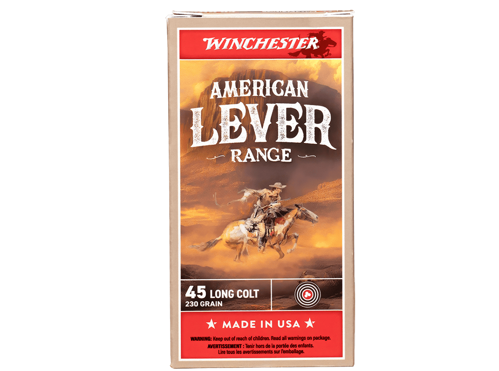 Winchester Ammunition Winchester American Level Range Ammunition .45 Colt 250gr LFN 900 fps 50/ct