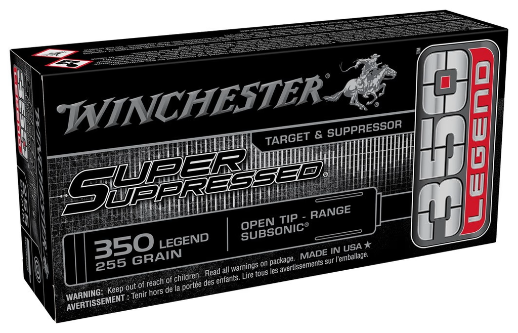 WINCHESTER 350 LEGEND SUPER SUPRESSED FMJOT 255 GR SUBSONIC