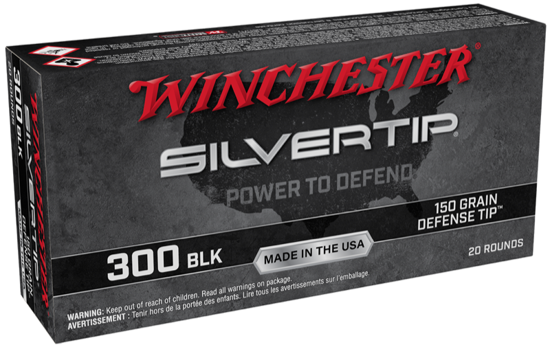 Winchester Silvertip .300 BLK, 150gr, Defense Tip, 20rd