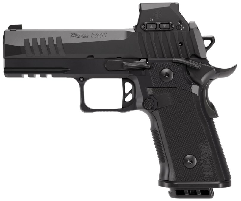 SIG Sauer P211-GT4 9mm 4.2" SAO with ROMEO-X SIG-LOC PRO, (1) 17rd / (2) 21rd, Black — 211CA-9-GT4-RXSL