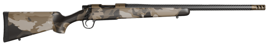 Christensen Arms Ridgeline FFT Burnt Bronze Barren Dune  - 22 CRD - 20 In - Carbon Fiber Brl - Burnt Brz Cerakote Rec - Carbon Barren Dune Stk