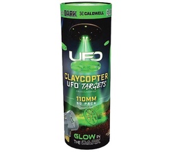 [1243747] CALDWELL ClayCopter UFO 110mm Glowing Target 50 Pack Tube