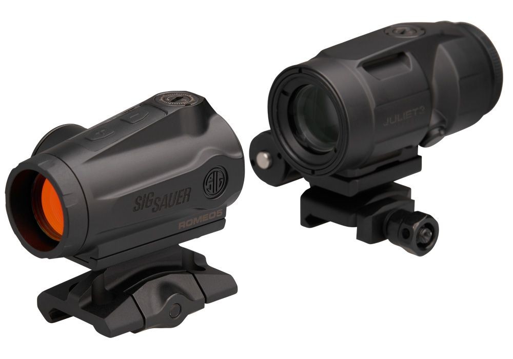 SIG SAUER ROMEO5 GEN II 2 MOA Red Dot + JULIET3-MICRO 3x Magnifier Combo — SORJ5101
