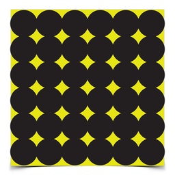 [BC-34115] Birchwood Casey Shoot-N-C 1in Black Pasters/Targets - 432