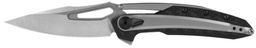 [0990] ZT Model 0990 Black/Silver - CPM 20CV - 3.25" - Spear Point