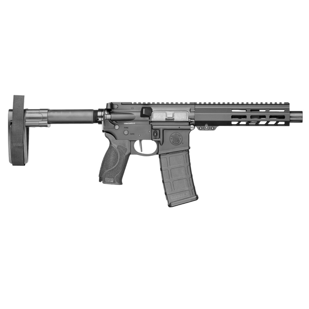 S&W M&P15 Pistol w/ Arm Brace, 5.56mm NATO, 7.5" BBL, 1:7" Twist, 30rd