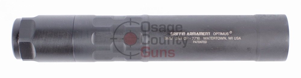Griffin Armament OPTIMUS Suppressor, up to 9mm, .300 Win