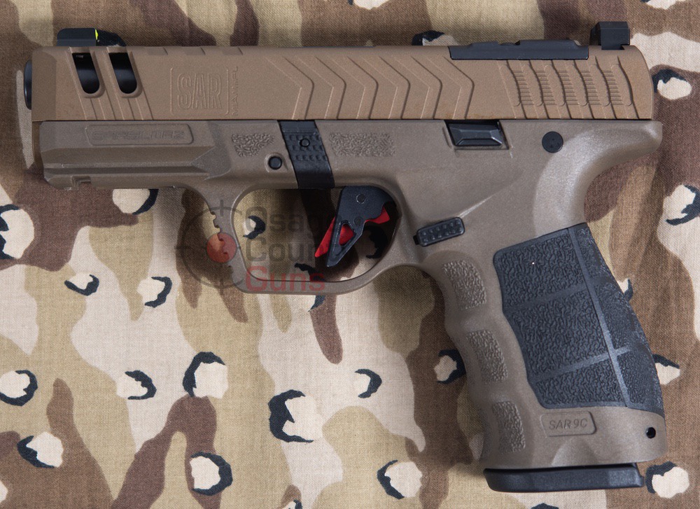 SAR USA SAR9 Compact GEN3, Bronze, 9mm, 4" BBL, 2x 15 Rds