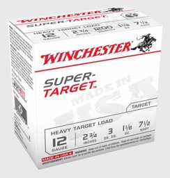 [TRGT12M7] Winchester 12 GAUGE 2-3/4 #7.5 shot 1-1/8 Super Target, 25rd box