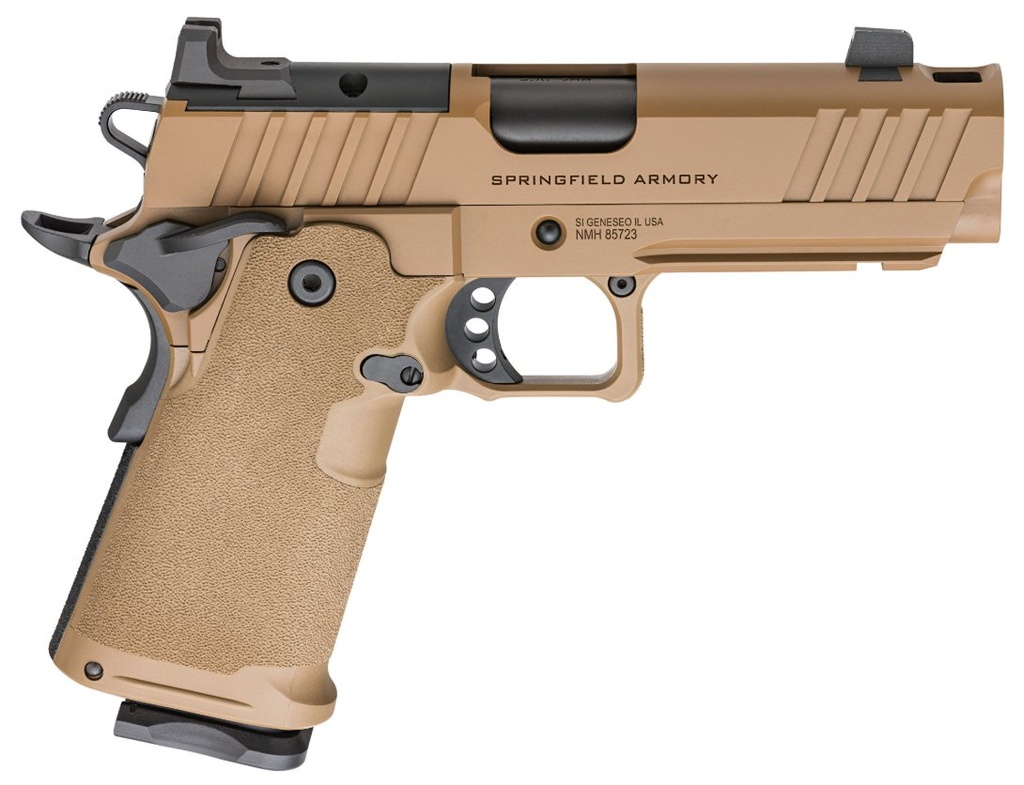 Springfield DS Prodigy Comp AOS, Coyote Brown, 9mm, 4.25" BBL, 17/20 Rds