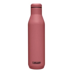 [2398601075] Camelback Wine Bottle, SST Vacuum Insulated, 25oz, Terracotta Rose