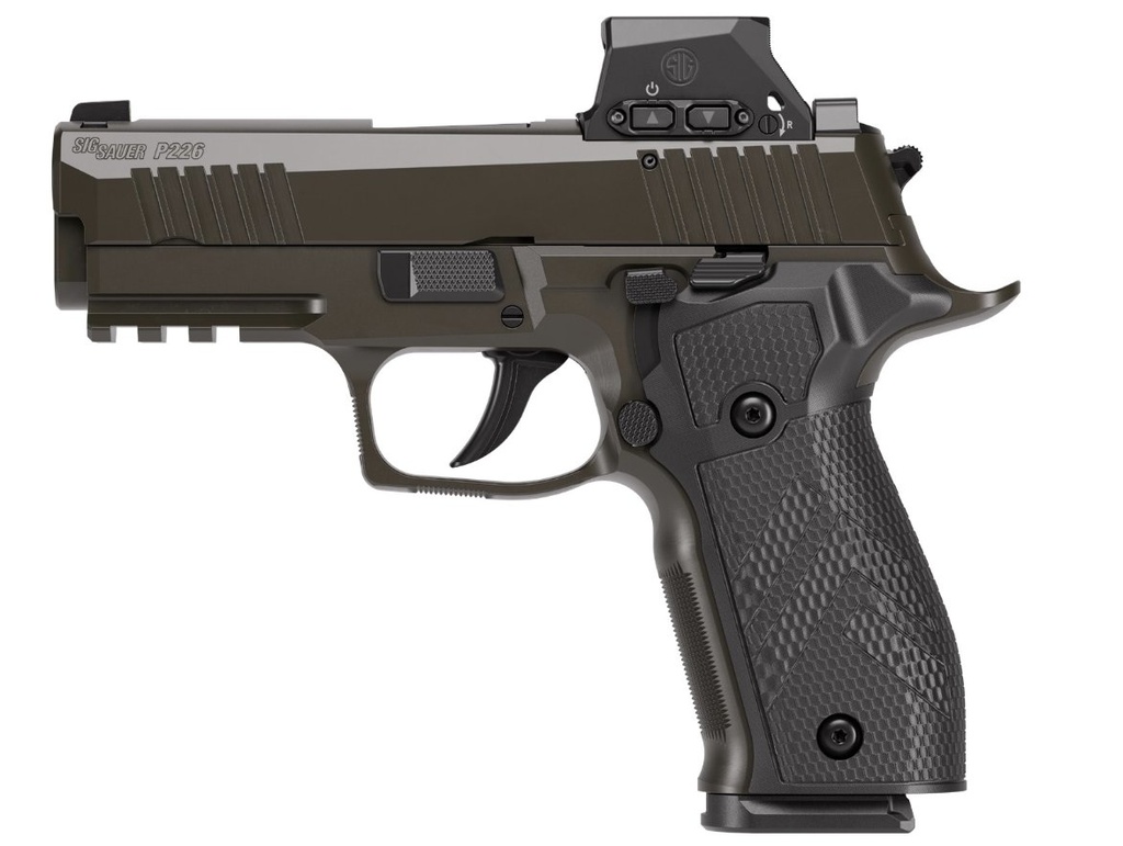 SIG P226XCarry, 9MM, 3.8IN, X-SERIES LEGION, LEGION GRAY, DA/SA, X-RAY 3, G10 GRIP, (3) 18RD STEEL MAG, SIG-LOC PRO